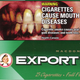 A graphic health warning label used on cigarette packages in Canada since 2000 (Photo by Pierre Roussel/Newsmakers)
